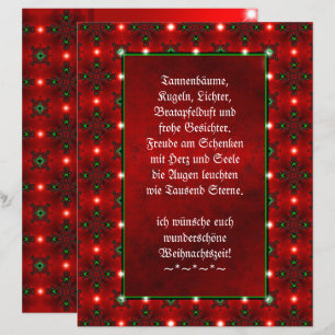 Weihnachtsgedicht Deutsch, lägg till din text