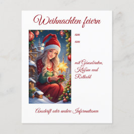 Weihnachtsgrüße Flygblad