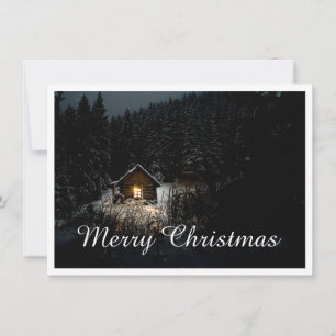 Weihnachtsgrüße mit Hexenhaus
