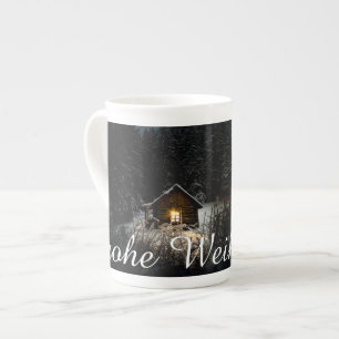 Weihnachtsgrüße mit Hexenhaus Benporslin Mugg