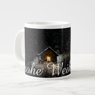 Weihnachtsgrüße mit Hexenhaus Jumbo Mugg
