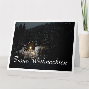 Weihnachtsgrüße mit Hexenhaus Kort