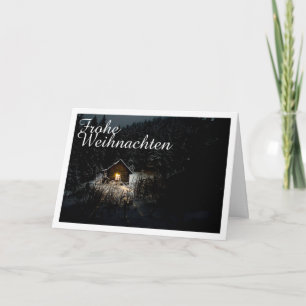 Weihnachtsgrüße mit Hexenhaus Kort