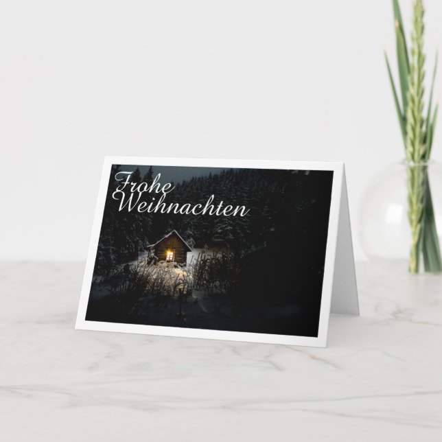Weihnachtsgrüße mit Hexenhaus Kort (Framsida)