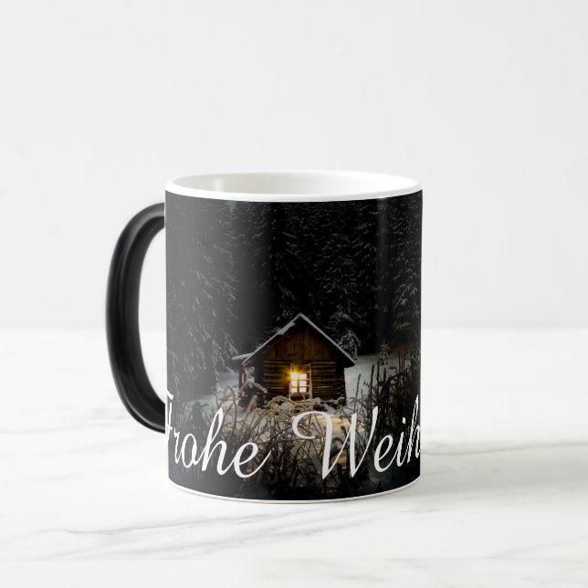 Weihnachtsgrüße mit Hexenhaus Magisk Mugg (Framsida vänster)