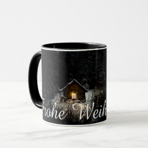 Weihnachtsgrüße mit Hexenhaus Mugg