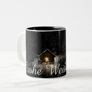 Weihnachtsgrüße mit Hexenhaus Två-Tonad Mugg