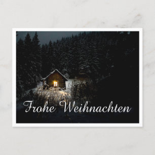 Weihnachtsgrüße mit Hexenhaus Vykort