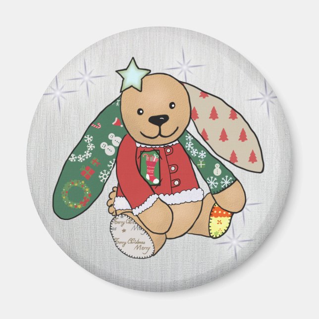 Weihnachtshase Magnet (Framsidan)