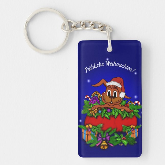 Weihnachtskaninchen, Fröhliche Weihnachten! (Framsidan)