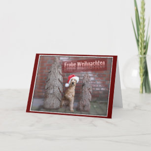 Weihnachtskarte ’Irish Terrier’ Helgkort