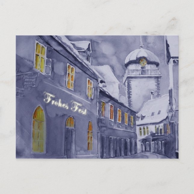 Weihnachtskarte Leoben Vykort (Framsida)