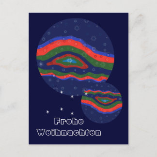 Weihnachtskarte..Lichtsterne Vykort