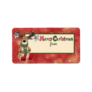 WeihnachtsklibbyggAdressaufkleber Adressetikett
