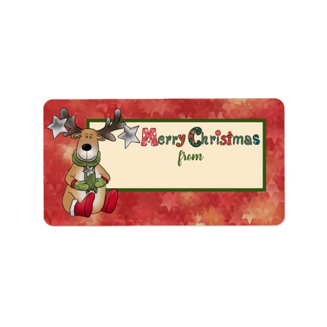 WeihnachtsklibbyggAdressaufkleber Adressetikett (Framsidan)