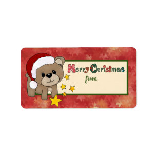WeihnachtsklibbyggAdressaufkleber Adressetikett