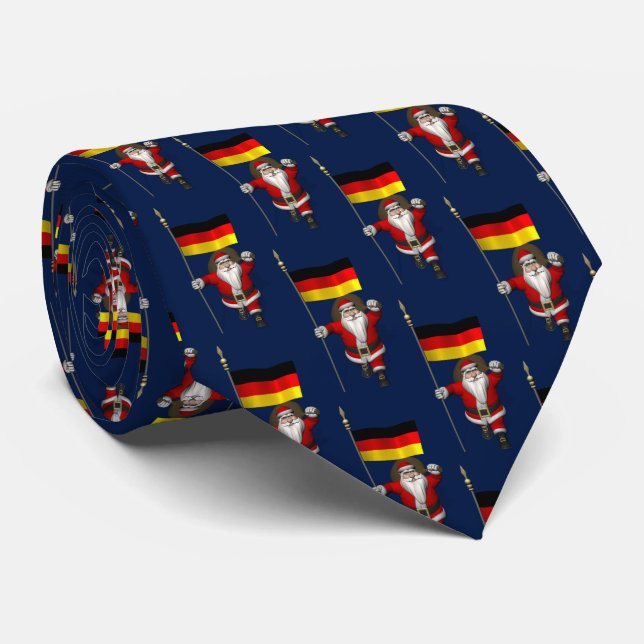 Weihnachtsmann mit Bundesflaggge Slips (Rullad)