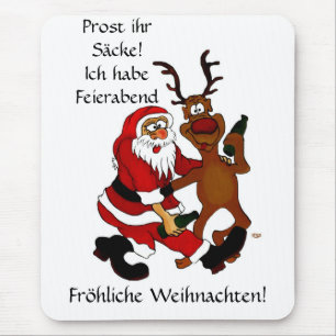 Weihnachtsmann mit Elch Musmatta