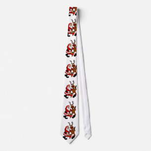 Weihnachtsmann mit Elch Slips