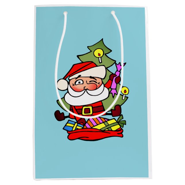 Weihnachtsmann mit Geschenken (Framsidan)