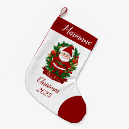 Weihnachtsmann mit Tannenzweigen -  Liten Julstrumpa