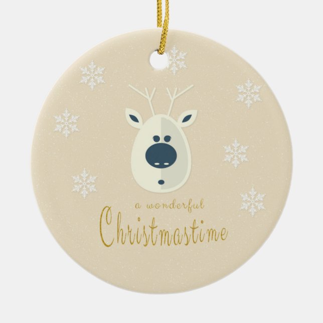 Weihnachtsmotiv No. 4 Julgransprydnad Keramik (Framsidan)