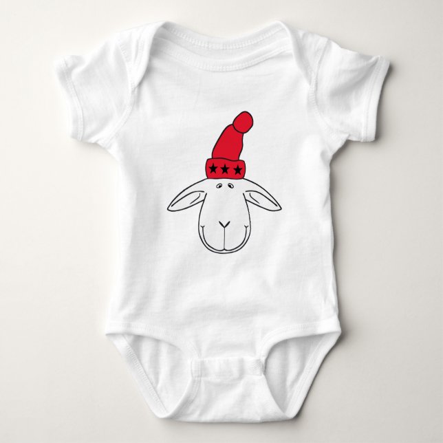 Weihnachtsschaf Josef Tee Shirt (Framsida)