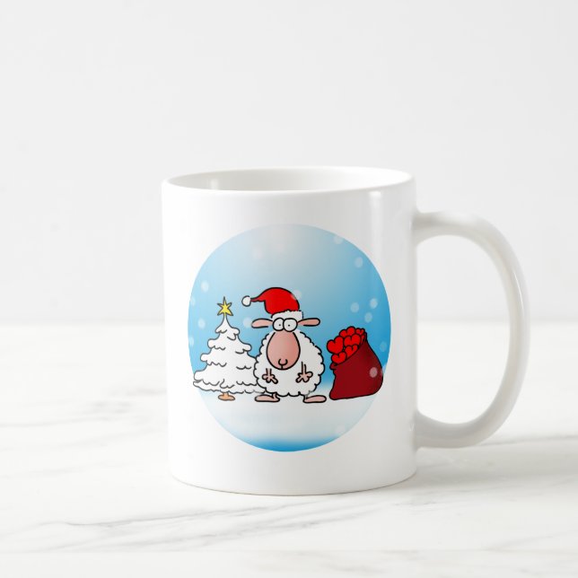 Weihnachtsschaf Kaffemugg (Höger)