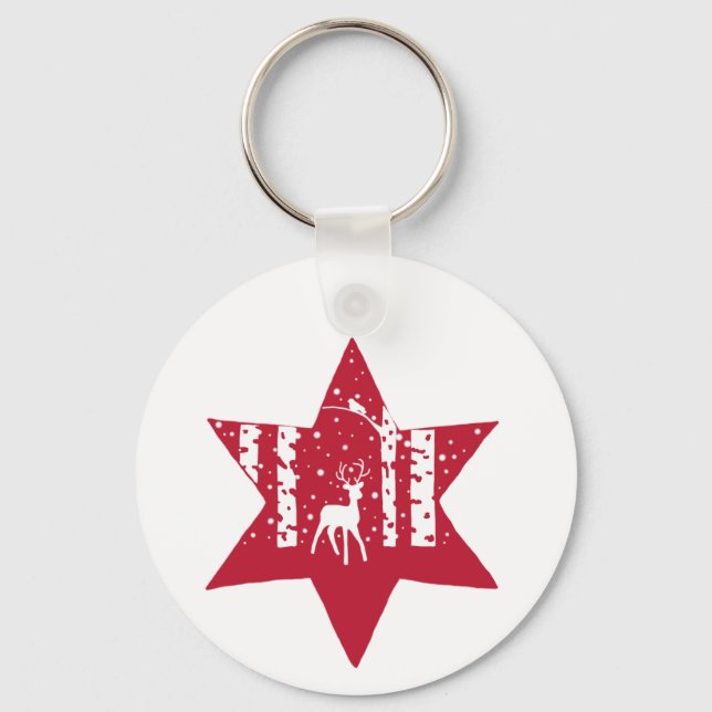 Weihnachtsstern Nyckelring (Framsida)