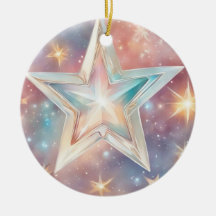 Weihnachtstern pastell