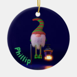 Weihnachtswichtel Julgransprydnad Keramik