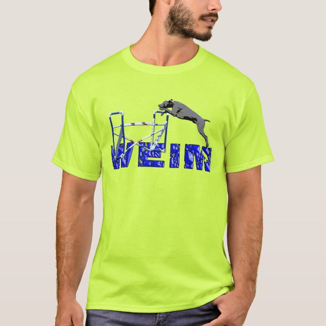 Weim-flexibilitet (design nr 3) t shirt (Framsida)