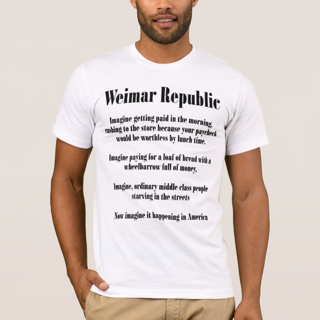 Weimar republik t shirt (Framsida)