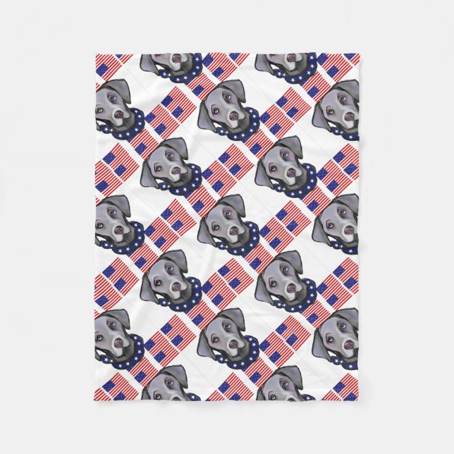 Weimarana Fleecefilt (Framsidan)