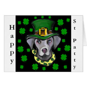 Weimarana ST Patty Hälsningskort