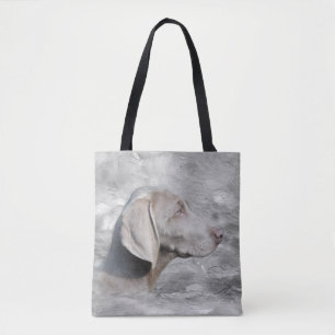 Weimaraner ansikte tygkasse