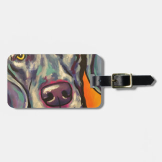 weimaraner bagagebricka