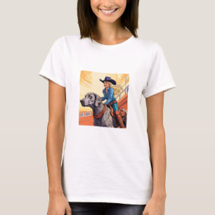 Weimaraner Barrel Tävla T Shirt