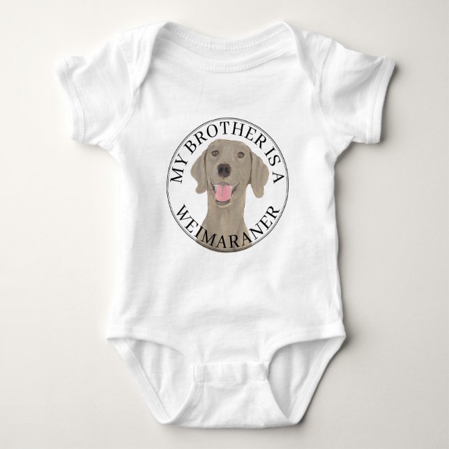 Weimaraner Brother T Shirt (Framsida)