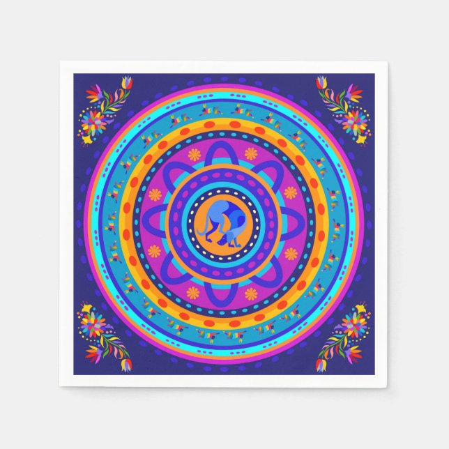 Weimaraner & Bunnies Pappersservett (Framsidan)