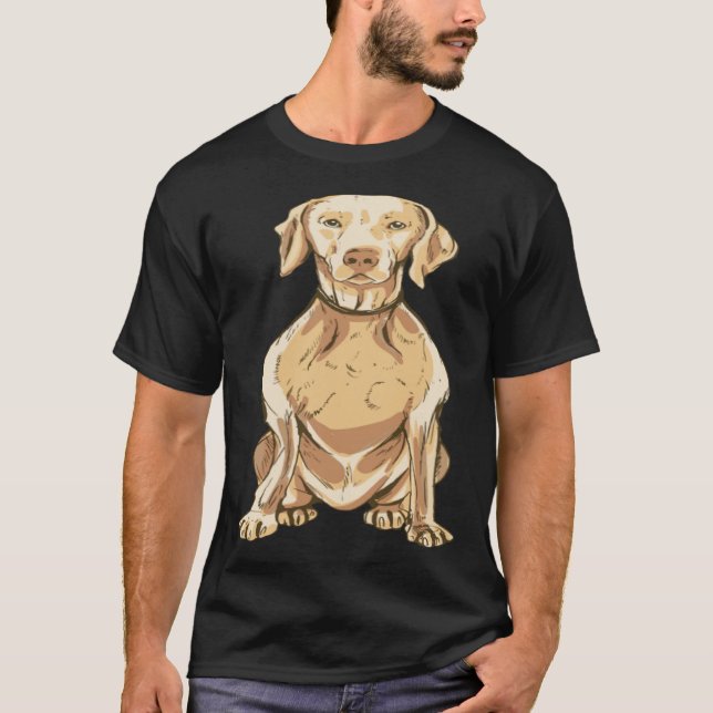 Weimaraner dog t shirt (Framsida)