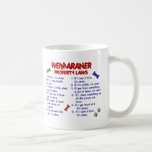 WEIMARANER-egendomlagar 2 Kaffemugg