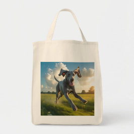 Weimaraner Elegant Livsmedel Tote Bag Tygkasse