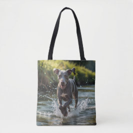 Weimaraner Elegant Shoulder Tote Bag Tygkasse