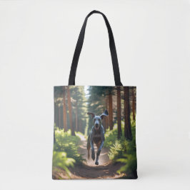 Weimaraner Elegant Shoulder Tote Bag Tygkasse