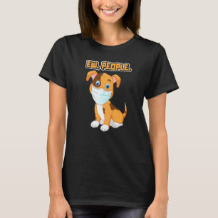 Weimaraner Ew People Cute Hund under en Ansikte-ma T Shirt
