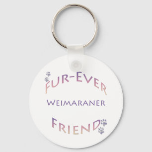 Weimaraner Furever Friend Nyckelring