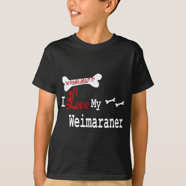 Weimaraner Gifts T-shirt (Framsida)