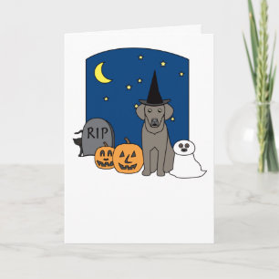 Weimaraner Halloween Kort
