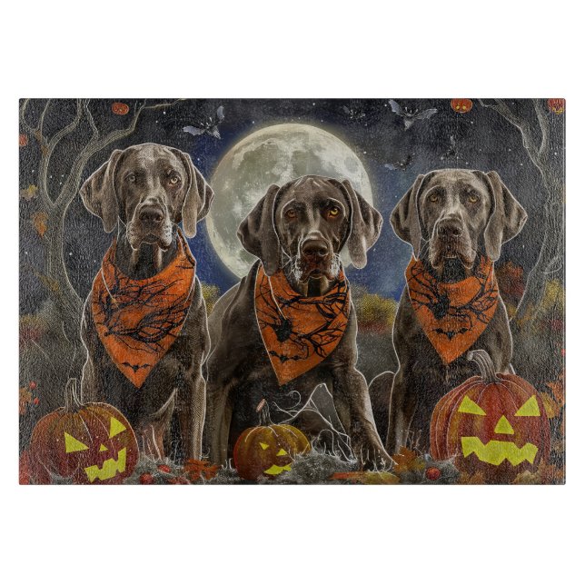 Weimaraner Halloween Spooky (Framsidan)